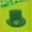 10, variant on St. Patricks Day Hat Irish Leprechaun Top Hat Cupids Costumes Leprechaun Green Hat with Buckle for Women Men