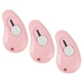 thumbnail image 2 of Cqxid Office&Craft&Stationery Under $5 Egg Shaped Utility Retractable Portable Mini For Wrapping Envelopes Letterbox Cutter With Keychain Holes 3Pack, 2 of 9