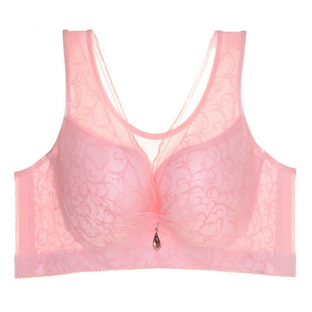 

Dqueduo Bra for Women Women Yoga Sports Front Closure Extra-Elastic Breathable Lace Trim Bra Underwear Sports Bras for Women Gifts for Women Up to 50% Off Fashion