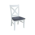 thumbnail image 4 of International Concepts Vineyard Solid Wood Dining Side Chair in White (Set of 2), 4 of 11