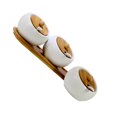 thumbnail image 1 of Kearding 3 uds tarros de cerámica para condimentos en forma de pelota de golf multifuncional moderno contenedor de especias de porcelana tarro de Organizadores de utensilios de cocina Kearding HA021422-00, 1 of 6