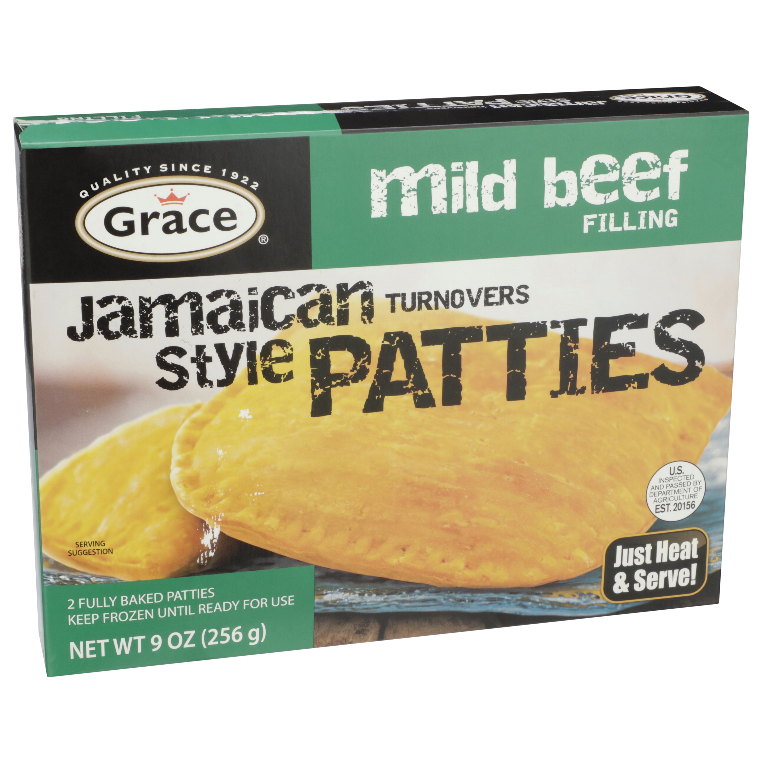 Grace Mild Beef Patty, 2 Pack, 9 oz (Frozen)