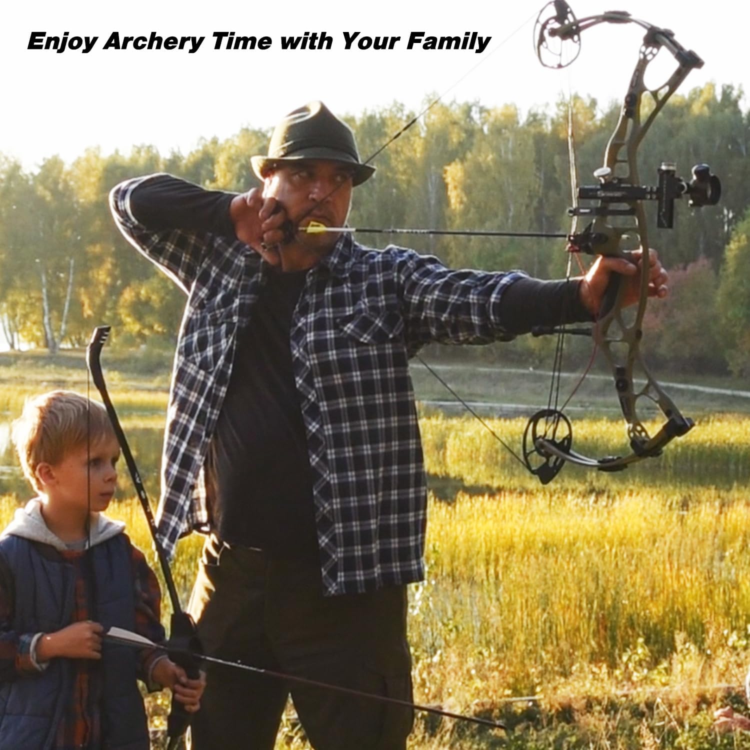 Sanlida Dragon 10 Flagship Top of The Line Hunting Compound Bow Kit for Adults, Standard Hunting Bow for Adults and Advanced Archers, IBO Speed 340 FPS