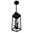 thumbnail image 2 of CWI Lighting Plafonnier Extérieur Windsor 4 Noir Clair, 2 of 8
