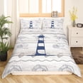 thumbnail image 2 of Cover Set Queen Size,Sea Turtle Shell Starfish Bedding Set for Kids Boys Girls, 2 of 8