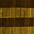 thumbnail image 1 of Ahgly Company Indoor Square Abstract Yellow Modern Area Rugs, 4' Square, 1 of 4