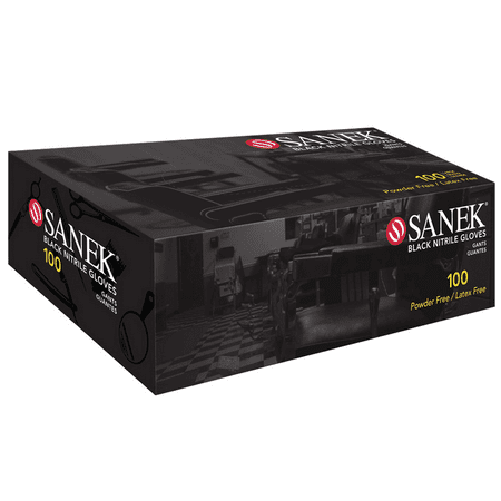 

Graham Sanek Black Nitrile Powder and Latex Free Gloves Large - HC-BNG78525