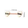 thumbnail image 4 of Jumpingount Anillo para pezones Adorno para el pecho Decoración corporal para mujer Oro rosa Titty-Time Oro rosa titty-tiempo 20piezas, 4 of 6