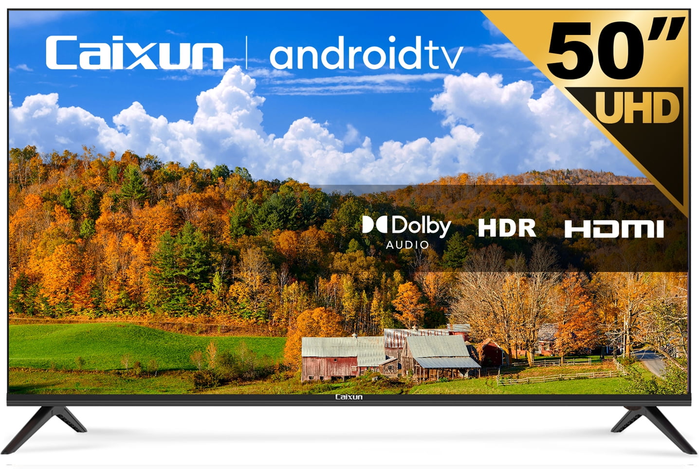 Caixun EC50S1A, 50 inch 4K UHD HDR DLED Android Smart TV