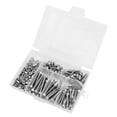 thumbnail image 3 of 200Pcs Tête Hexagonale Vis Écrous Assortiment Kit M4 304 Acier Inoxydable Ensemble, 3 of 14