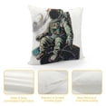 thumbnail image 4 of Autua Space Art Graphic Decorative Pillow Cover for Home Couch Living Room Sofa - High-Quality Year-Round Use Throw Pillow Case 1PC 20x20in, 4 of 5