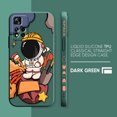 thumbnail image 3 of Case For Redmi Note 12 11 11T 11R 11E 10 9 8 7 7S PRO PLUS 4G 5G Simple Liquid silicone Case Cartoon Space Astronaut, 3 of 5