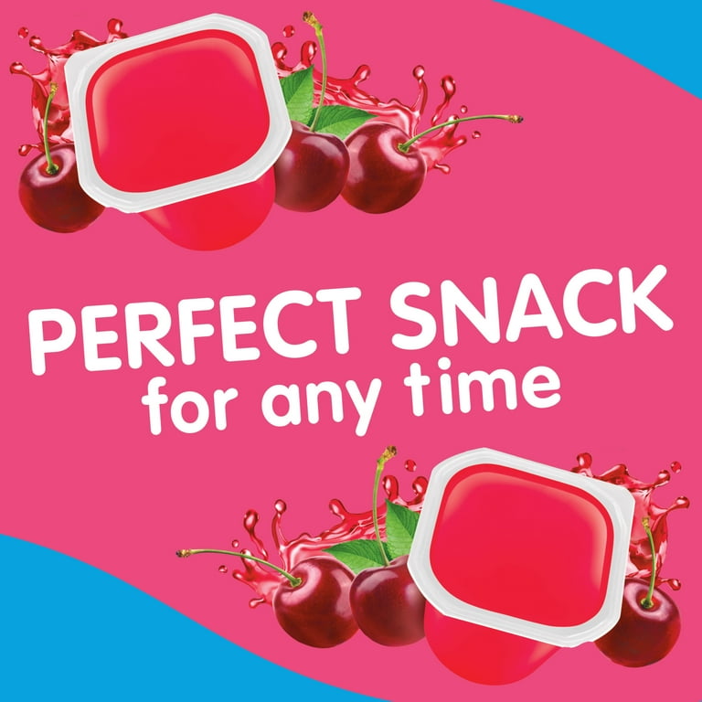 Snack Pack Sugar Free Cherry Flavored Juicy Gels, 4 Count Food