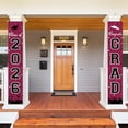 thumbnail image 3 of 2026 Graduation Banners Decorations, Graduation Banner Graduation Party Supplies Class of 2026, Hanging Congratulations/Congrats Grad Banner for Door and Porch, Party Decor - Maroon, 3 of 14