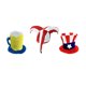 thumbnail image 3 of Sombrero de payaso para adultos, accesorio para disfraz de mascarada, para carnaval, espectáculo, fiesta de disfraces (estrella de cinco puntas), 3 of 5
