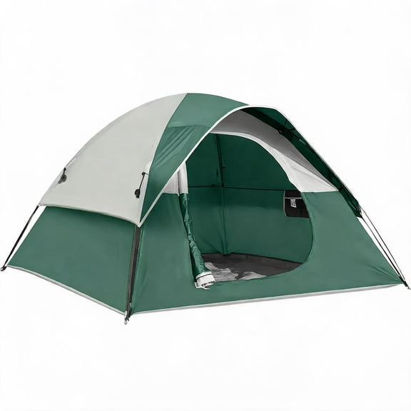 3 Person Waterproof Dome Tent with Rainfly for Camping