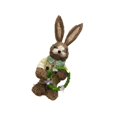 thumbnail image 3 of Cateissary Straw Bunny Figurine Animal Sculpture Rabbit Statue for Desktop Party Office Type3 NO3, 3 of 6