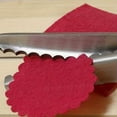 thumbnail image 1 of HLONK 1pc 3/5/7mm Scalloped Edge Pinking Shears  Fabric Dressmaking Scissors  RTY, 1 of 7