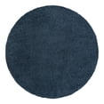 thumbnail image 2 of Unique Loom Everyday Shag Collection Area Rug - Solid (10' 2" Round Navy Blue), 2 of 6