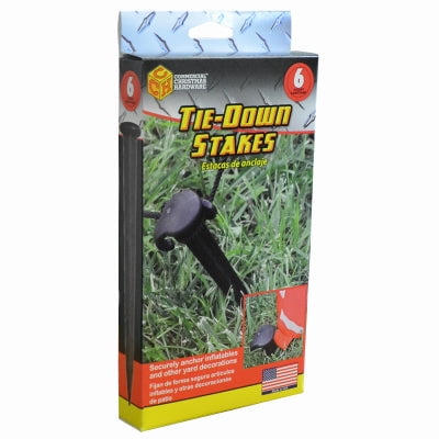 Estacas de amarre Adams de 7 cm, paquete de 6
