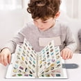 thumbnail image 5 of Enamel Pin Display Case Collection Book, Lapel Pin Organizer with 6-Ring Binder and Felt Pages for Brooches Badges Storage and Display, 5 of 6