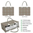 thumbnail image 2 of Large Capacity Tote Bag,Brown Beige Plaid Checkered Pattern Handbag Fashion Luxury Tote Bag,15.7"x13"x 5.1" Inches,Laptop Compatible, 2 of 6