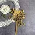 thumbnail image 4 of 6 pcs Happy Mother's Day Cake Topper Cake topper Acrylic Mirror Cake topper Decorative Party Cake Decoration for Mother's Day(Gold), 4 of 4