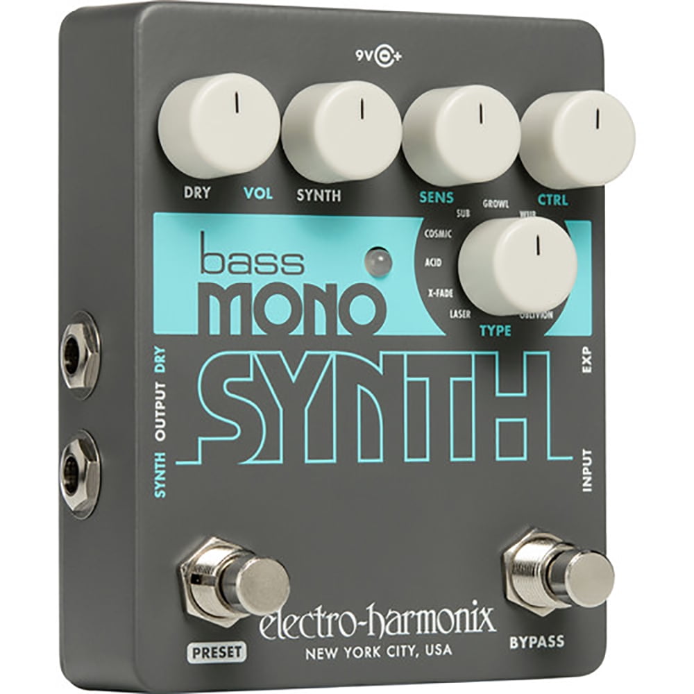 Electro-Harmonix Bass Mono Synth Bass Synthesizer Pedal