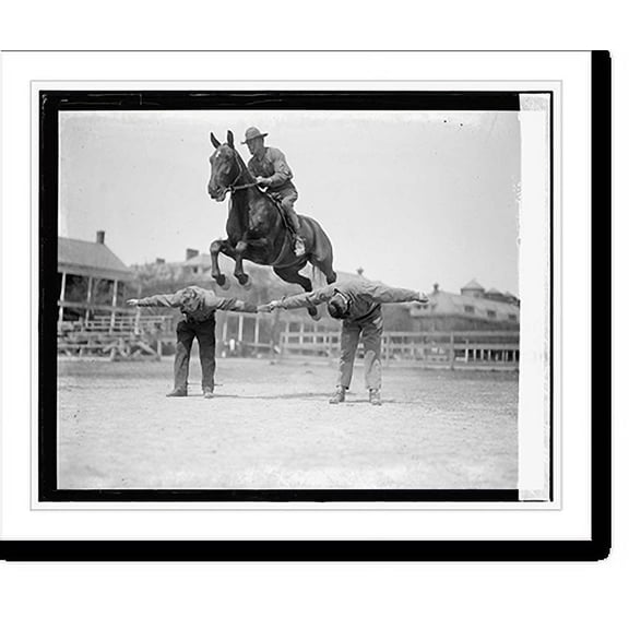 Historic Print, Sergt. Frank W. Smith on Sam, 4/15/24, 16" x 20"