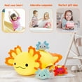 thumbnail image 4 of MaoGoLan 23.5" Giant Axolotl Stuffed Animals with 3 Babies Inside Large Axolotl Plush Toy, 4 of 7