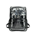 thumbnail image 2 of Clear Backpack for School and Stadium Security with Large Laptop Compartment Durable Plastic Bookbag for Sporting Events and Daily Use Sopatenor, 2 of 7