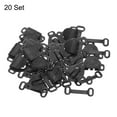 thumbnail image 3 of Ganchos y ojos de costura Unique Bargains 20 Juegos Cobre Negro Bronce, 3 of 4