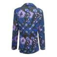 thumbnail image 5 of Chaqueta de mujer Verano Moda Color sólido Delgado Manga larga Trajes de doble botonadura Chaqueta pequeña Odeerbi ODB-2, 5 of 5