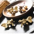 thumbnail image 5 of nipocaio 2 Pcs Boutons en Laiton Rétro Poignées de Porte Armoire Tiroir Trou Unique, Or, 8*6*3cm, 5 of 5