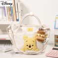 thumbnail image 2 of Bolso de hombro de gran capacidad con colgante de Winnie The Pooh original de Disney, diseño de oso de abeja kawaii, bolso de mano portátil de dibujos animados de Anime para niñas, 2 of 4