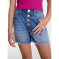 thumbnail image 4 of Wonder Nation Girls Denim Shorts, Sizes 5-18, 4 of 5