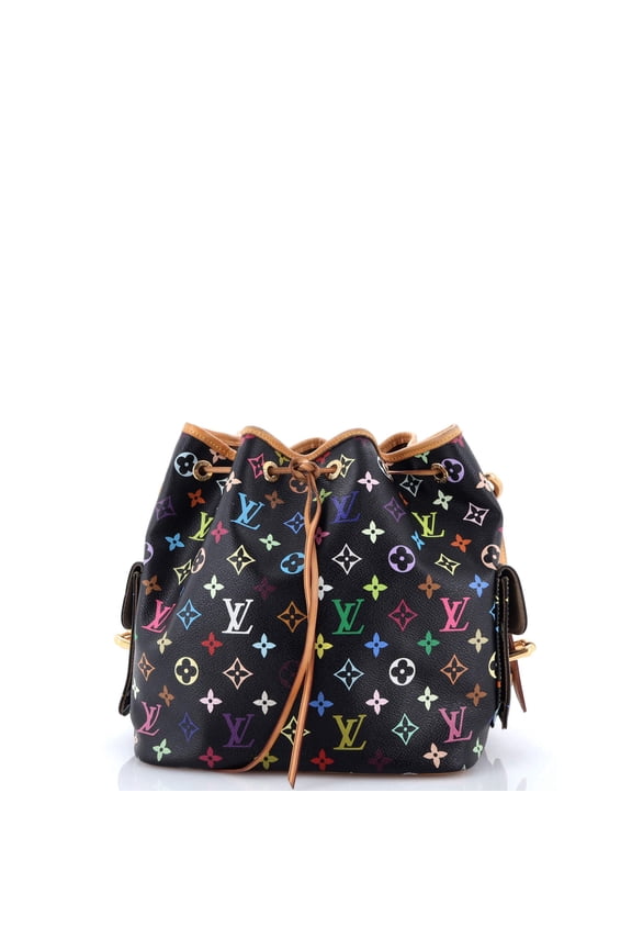 Pre-Owned Petit Noe Handbag Monogram Multicolor By Rebag