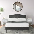 thumbnail image 5 of VECELO 3-Piece Bedroom Sets Upholstered Bed Frame and 2 Nightstand, 5 of 9