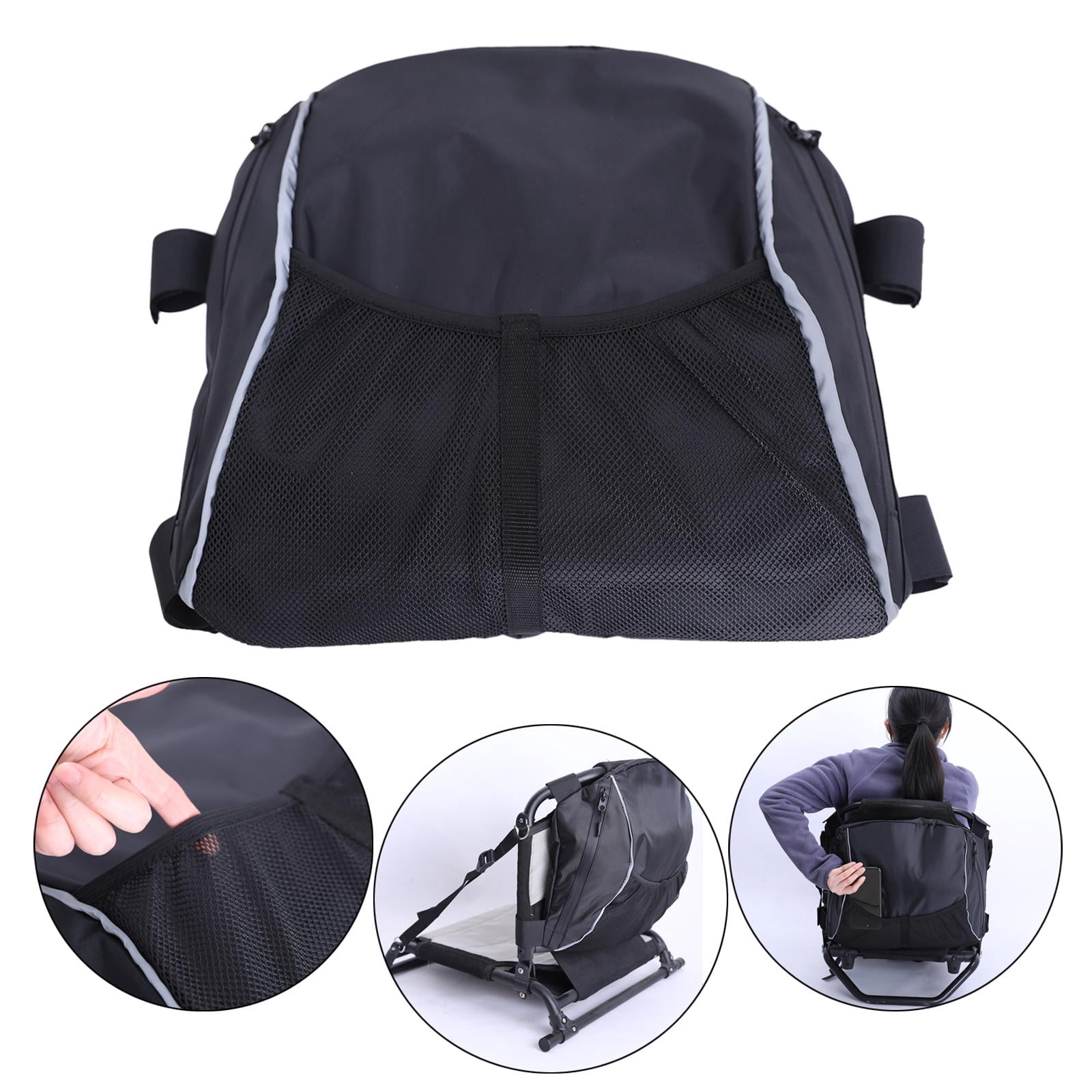 Axioma Kayak Canoe Bag Seat Back Organizer Black