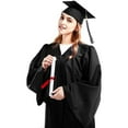 thumbnail image 4 of GRADWYSE Graduation Cap Gown 2023&2024 Year Charm for Adult College High School Graduates Unisex, 4 of 7