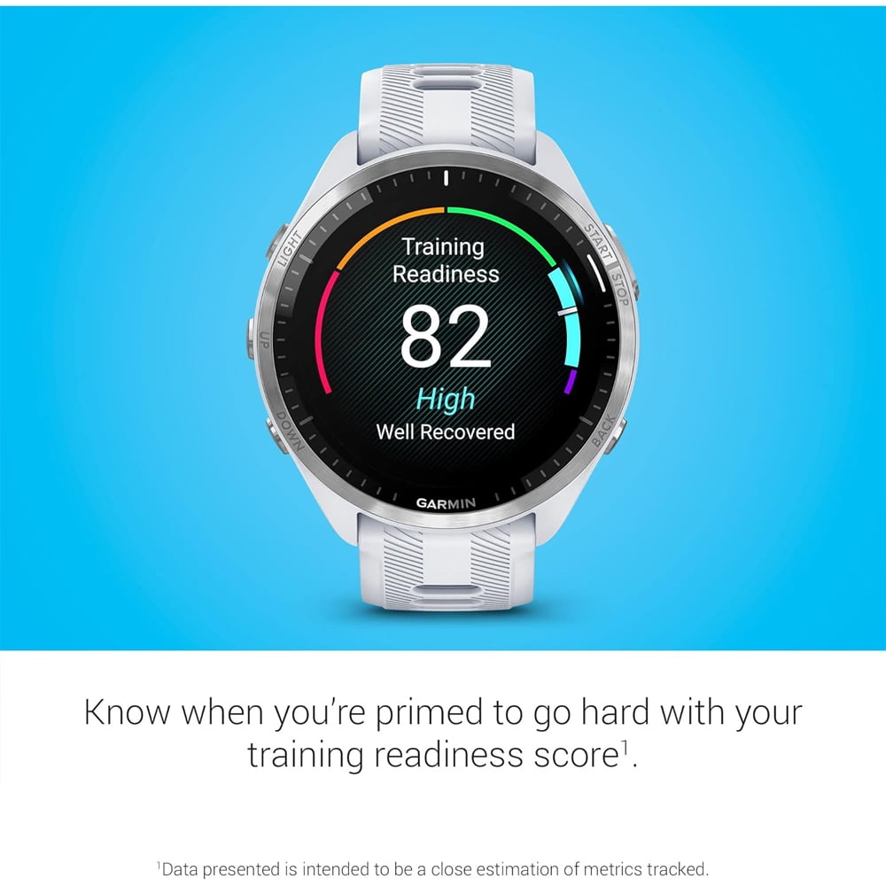 Garmin forerunner 965 Running Smartwatch (GPS) 22mm with Whitestone Silicone Band