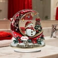 thumbnail image 4 of Taicans 2D Flat Christmas Figurine with Snowman,Moon,Tree & Decorations - 2025 Holiday Decor,Festive Home Decor,Christmas Gift,Winter Wonderland Ornament, 4 of 4
