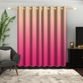 thumbnail image 6 of Lfeey Room Blackout Grommet Curtains for Living Room, 2 Panels, Pink, 42x63 inches, 6 of 6