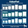Plus Puppy Pads, XXL Gigantic 28x44 Inch, 100 Count Premium Pads for