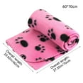Comfortable Soft Skin Friendly Blanket Pet Products Rose Red Claw comfortable-soft-skin-friendly-blanket-pet-products-rose-red-claw