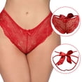 thumbnail image 2 of New Hot Panties For Women Lace Sexy Through Hollow Out Low Waist Lace Panties, 2 of 2