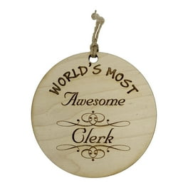 Worlds most Awesome Clerk - Ornament Worlds most Awesome Clerk - Ornament