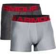 thumbnail image 3 of Under Armour Men's UA Tech 3'' Boxerjock 2-Pack Underwear, Mod Grey/Heather - LG, 3 of 4