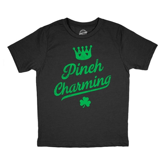 Toddler Pinch Charming T Shirt Funny St Pattys Day Parade Pinching Joke Tee for Young Kids