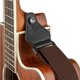 thumbnail image 4 of Correa de guitarra BRILLAR cruzada vintage ajustable con 5 púas y bolsa, 4 of 5